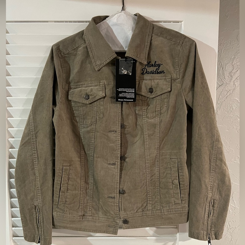 New Women's Transcendent Corduroy Jacket - Silver Sage MED